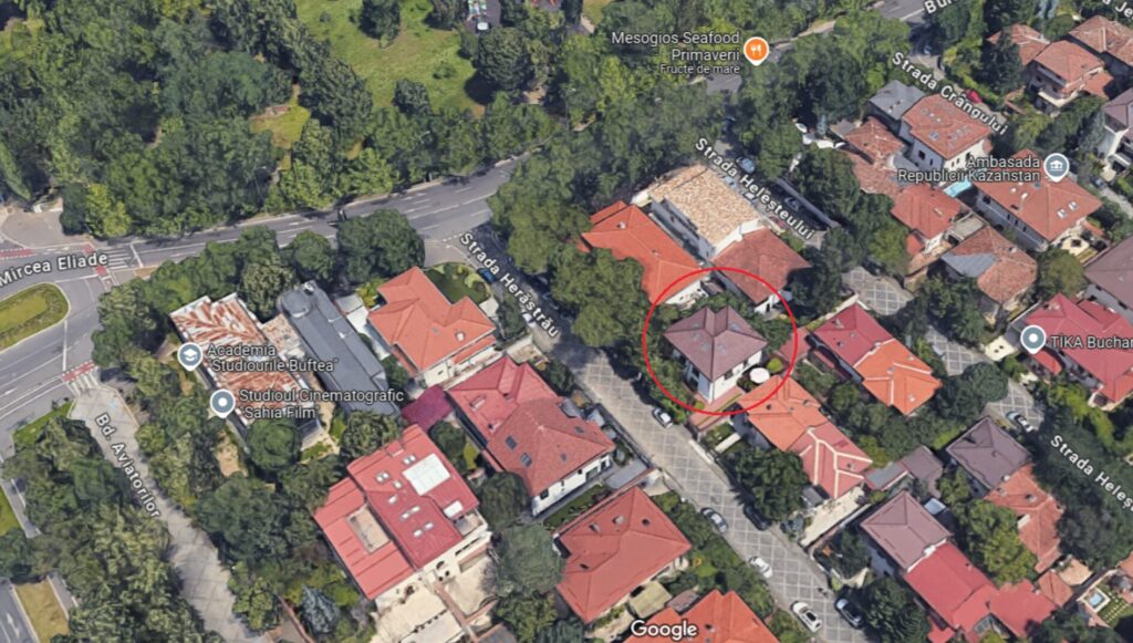 Vila lui Oprescu & Nica de pe strada Herăstrau nr. 42. 