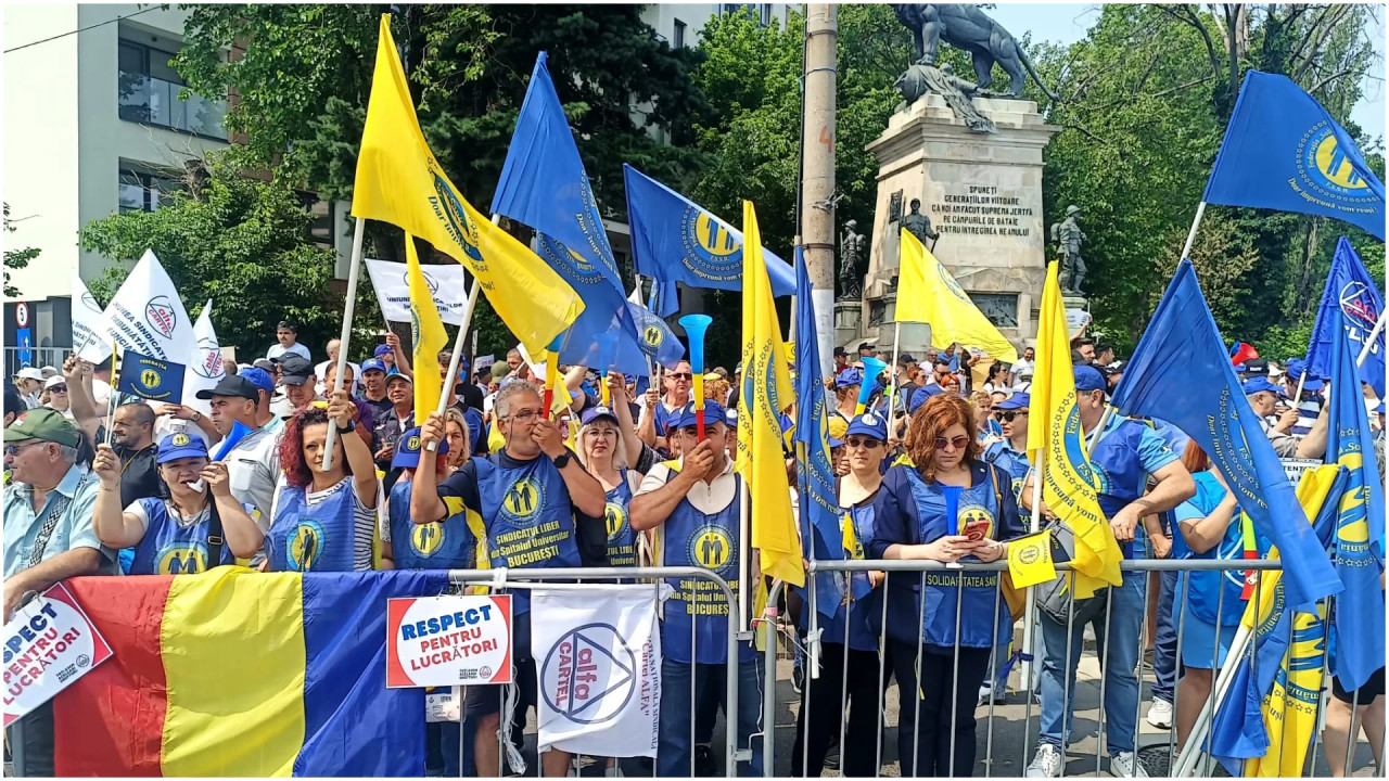 Sindicate la protest împotriva măsurilor de austeritate