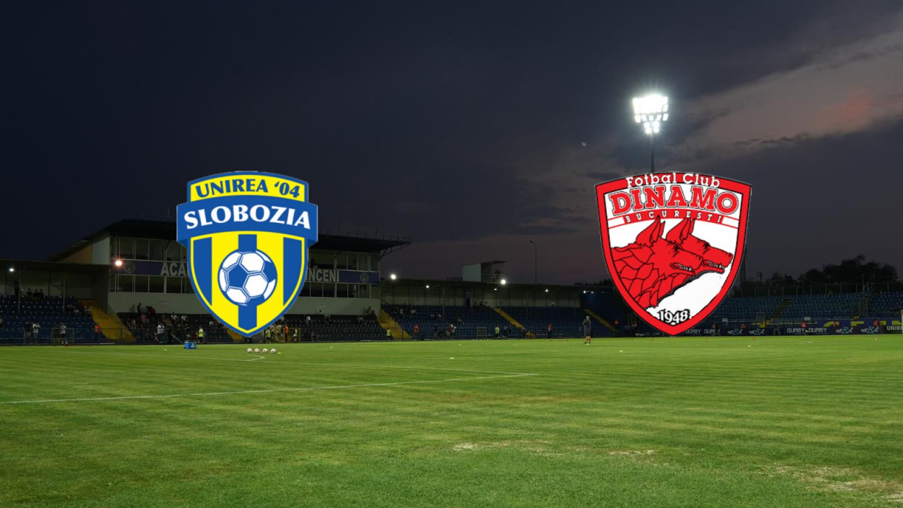 Unirea Slobozia - Dinamo București SCOR 0 - 1 Musi a înscris dar golul s-a anulat