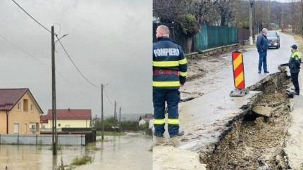 A venit POTOPUL în România  Zeci de locuințe inundate
