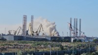 Incendiu uriaș în portul Constanța