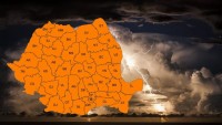 Cod portocaliu și cod galben de vijelii ploi puternice și grindină mare