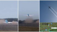 Panică la München Un Boeing 787 a depășit pista la decolare și a lovit solul